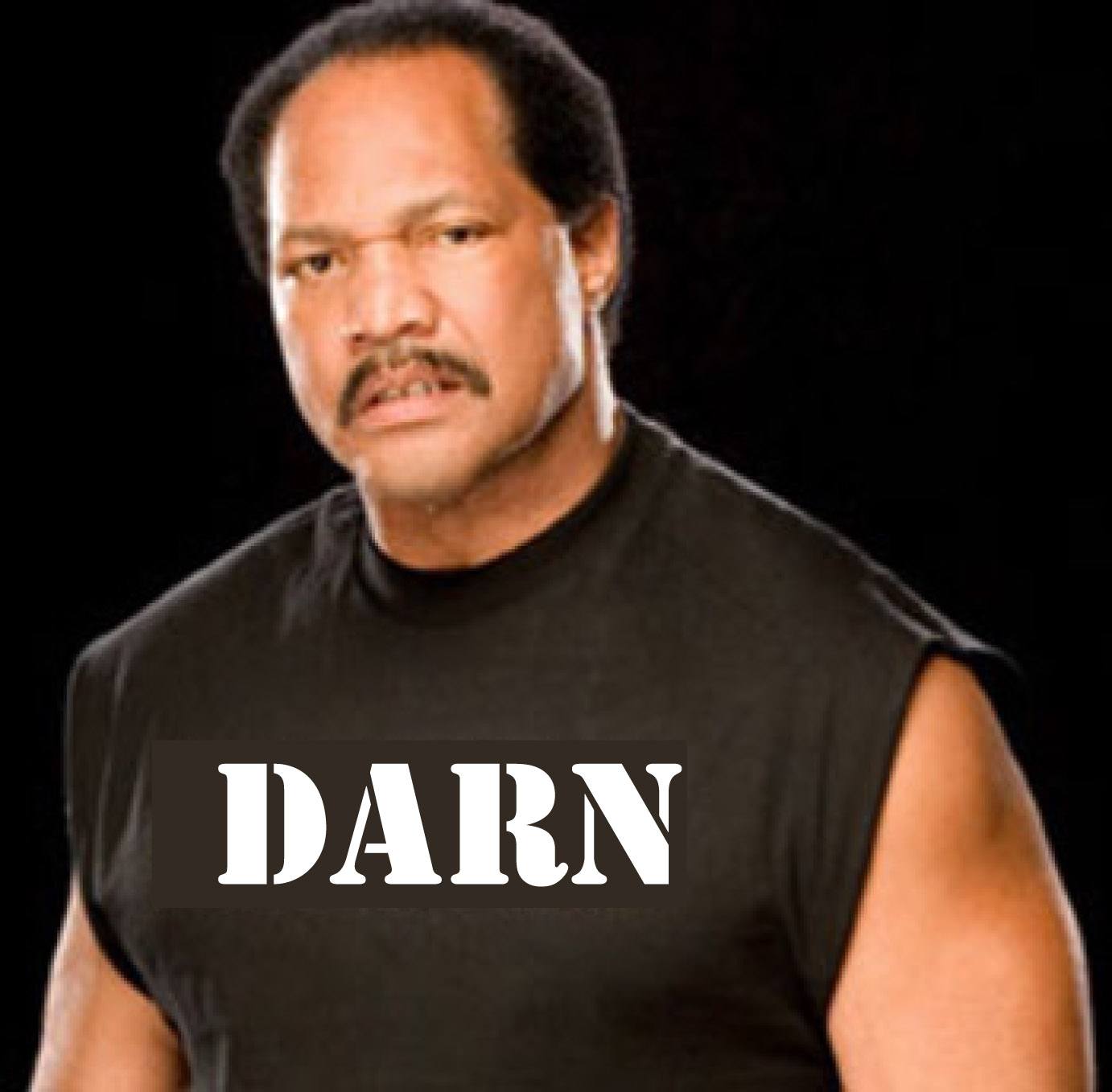 Born-again Ron Simmons emphatically declares “Darn!”