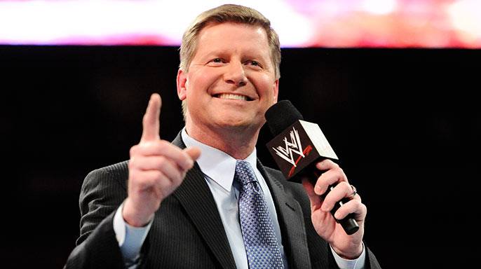 John Laurinaitis finally clears throat
