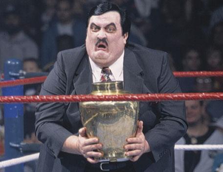 Paul Bearer’s urn full of M&M’s