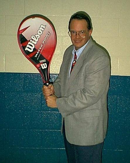 Jim Cornette tries tennis for the first time