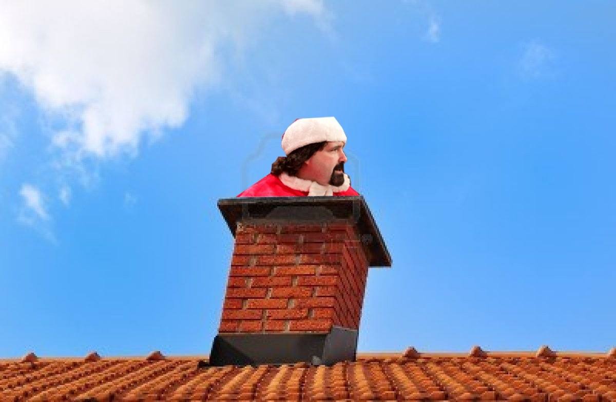 Firefighters extract overzealous Mick Foley from chimney