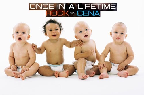 Newborns looking forward to “Once in a Lifetime” Rock-Cena match