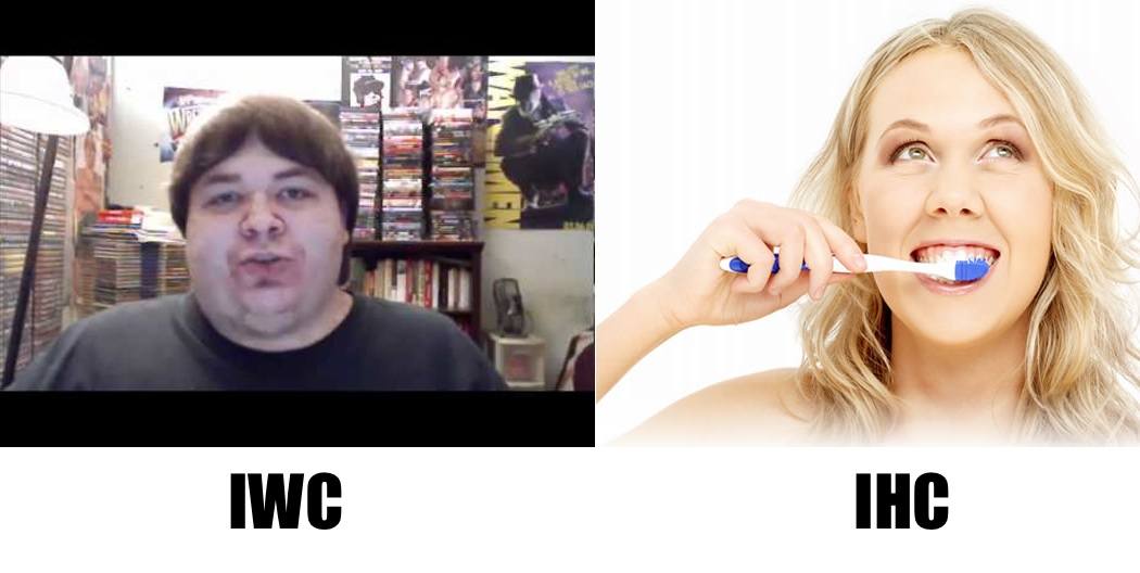 Internet Wrestling Community and Internet Hygiene Community deemed mutually exclusive