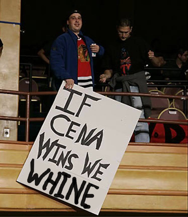 Wrestling Fans Vow: “If Cena Wins We Whine”