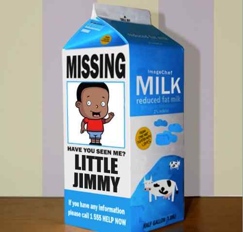 Missing persons report filed for Little Jimmy