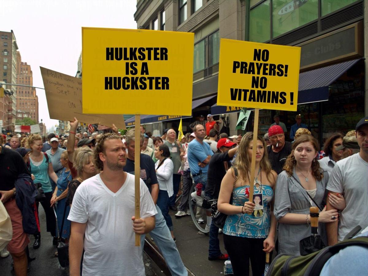 Recovering Hulkamaniacs crusade against vitamins, prayer