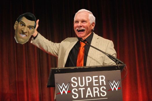Vince McMahon unmasks, reveals he was Ted Turner all along