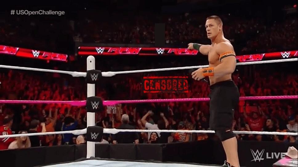 Cena stops match to acknowledge marriage consummation in crowd