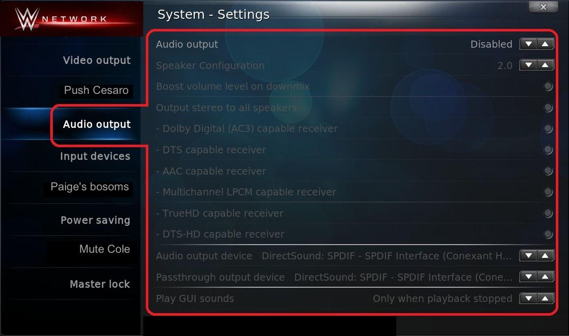 How to adjust audio settings on WWE Network to clearly hear John Cena “calling spots”