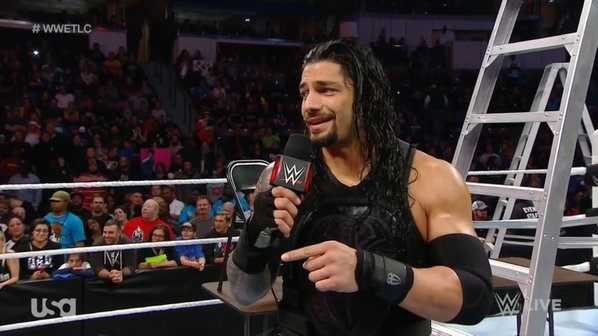 Reigns struggling to come up with potato-based pun about Triple H