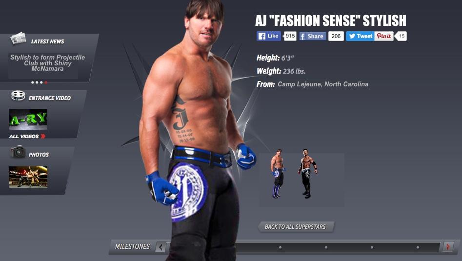 AJ Stylish and Shiny McNamara added to WWE roster page