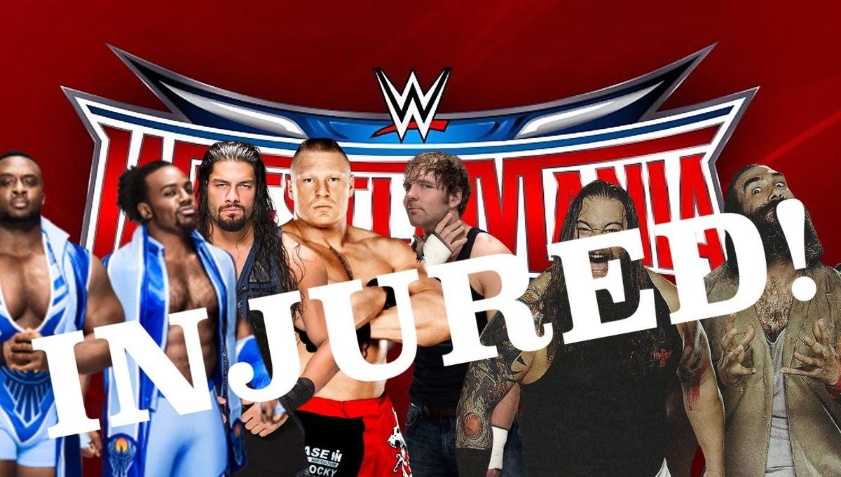 Lesnar, Reigns, Ambrose, Owens, Undertaker, Wyatts, New Day suffer injuries, will be out of action past WrestleMania
