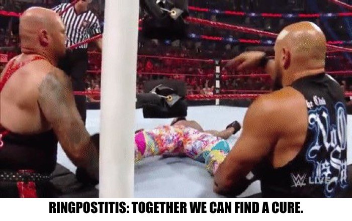 WWE bans groin-to-post attacks to prevent ringpostitis