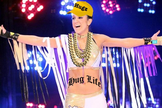 Bayley unveils new “Doctor of Huganomics” persona