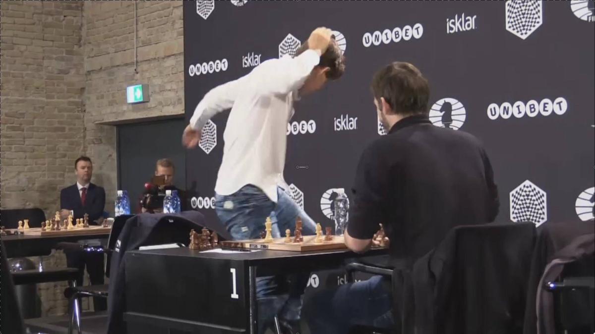 Spanish announce table destroyed as World Chess Championships get out of hand