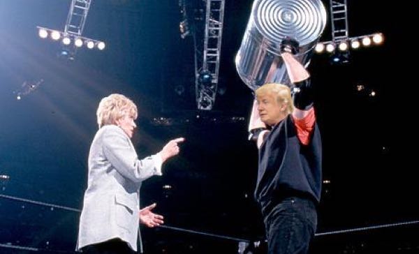 Linda McMahon to join Trump cabinet, become catatonic, kick Trump in balls