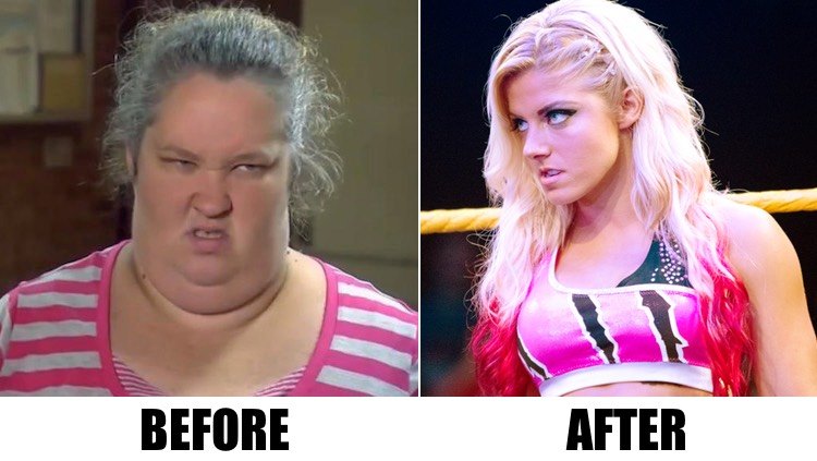 AMAZING TRANSFORMATION! Alexa Bliss was the mom from Honey Boo Boo