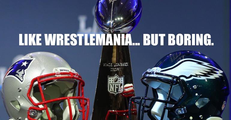 Football fans excited for their half-assed version of WrestleMania
