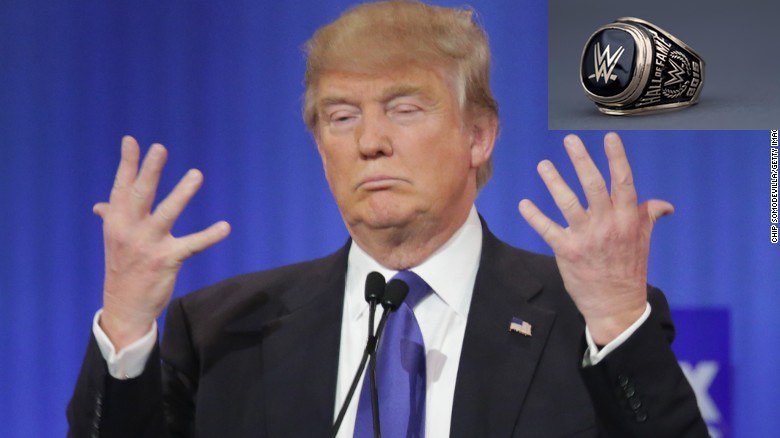 SCANDAL! President Trump never wears his WWE Hall of Fame ring