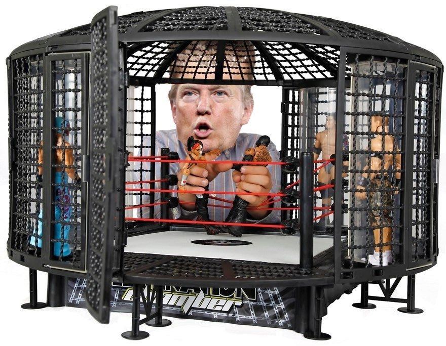 Trump credits WWE for inspiring his proposed new “Immigration Chamber”