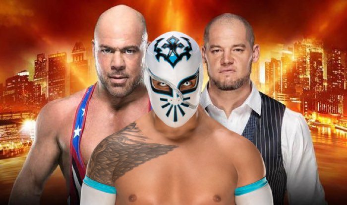 Amid fan backlash, WWE changes Angle vs. Corbin to triple-threat match with Sin Cara