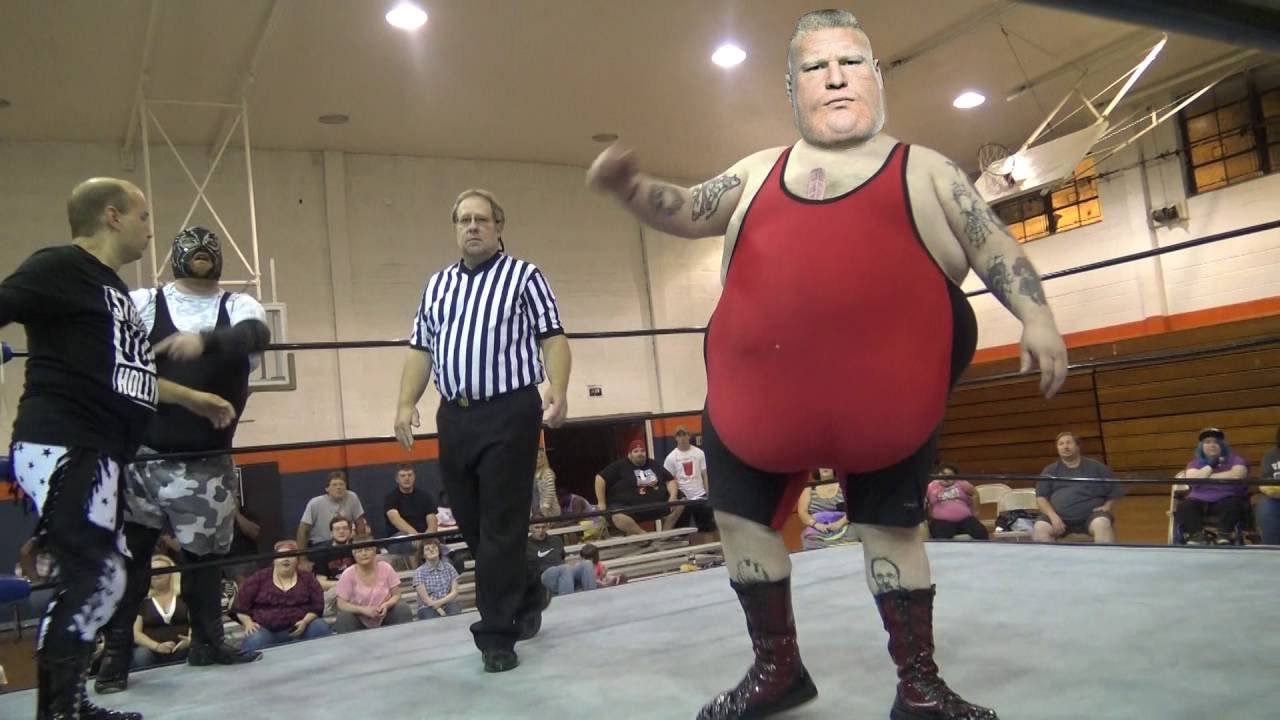 Obese and intoxicated, Lesnar makes heartbreaking indy appearance