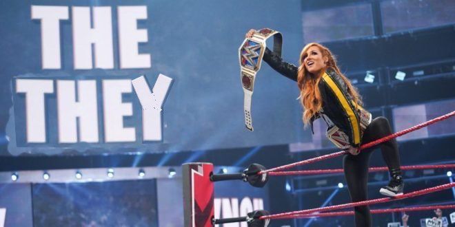 WWE adopts gender-neutral language, Lynch re-branded as The They