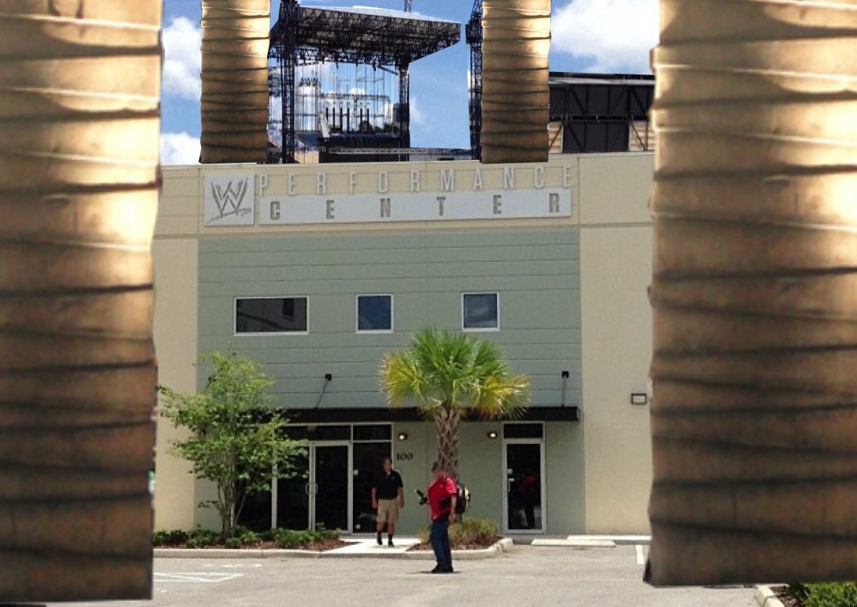 WWE roadies struggling to cram enormous WrestleMania set into Performance Center