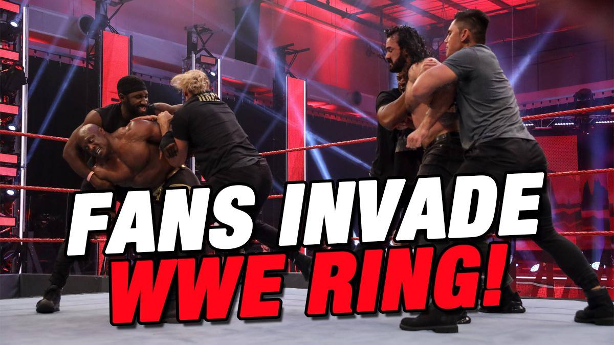 WWE trainees arrested after storming ring on Raw