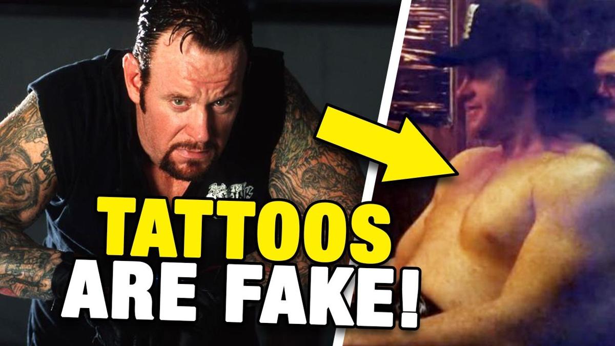 Retired Undertaker glad he no longer needs to re-apply temporary tattoos