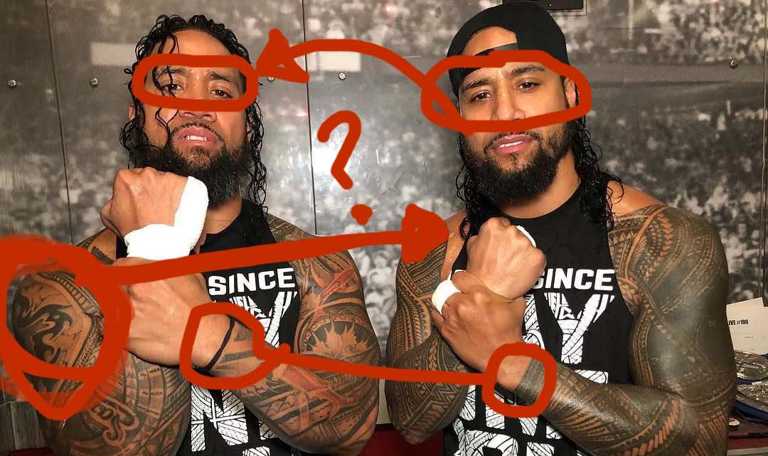 Five easy ways to ALWAYS know which Uso is which