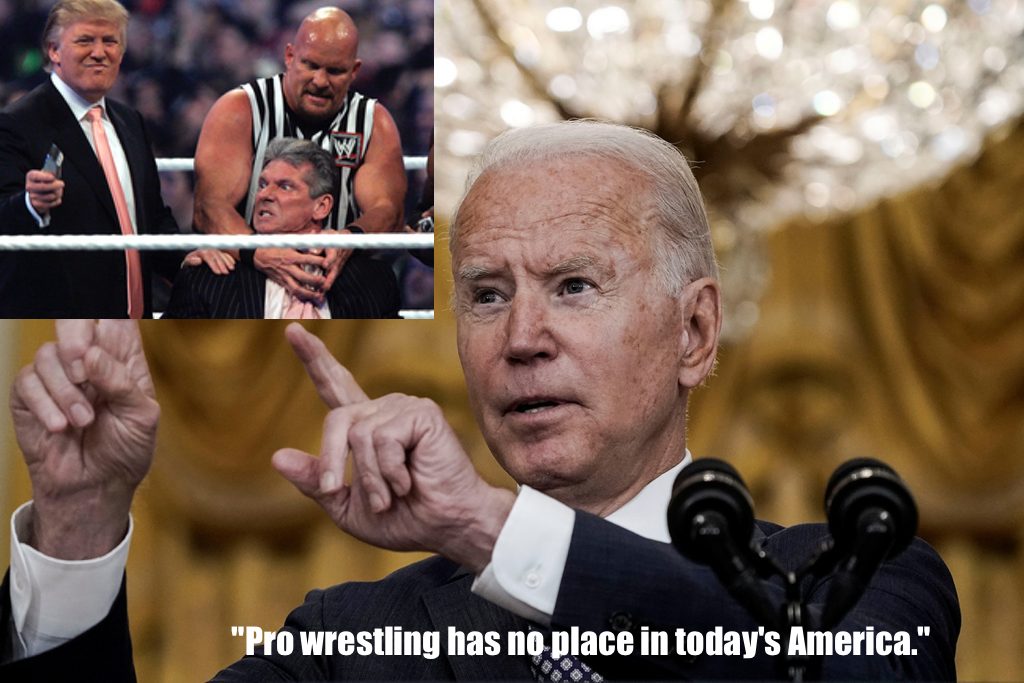 Is Joe Biden trying to “cancel WWE” as revenge against Donald Trump?