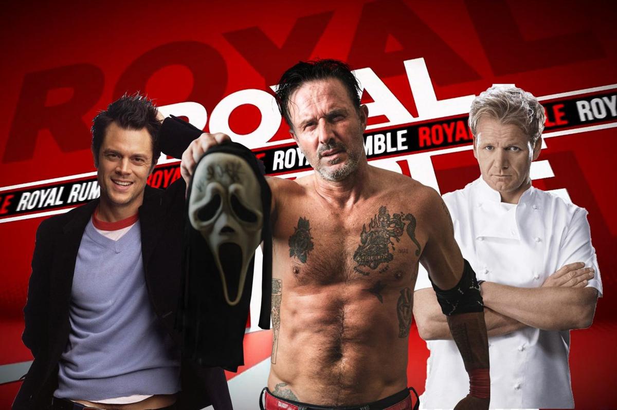 Johnny Knoxville, David Arquette and Gordon Ramsay among confirmed entrants in WWE Royal Rumble