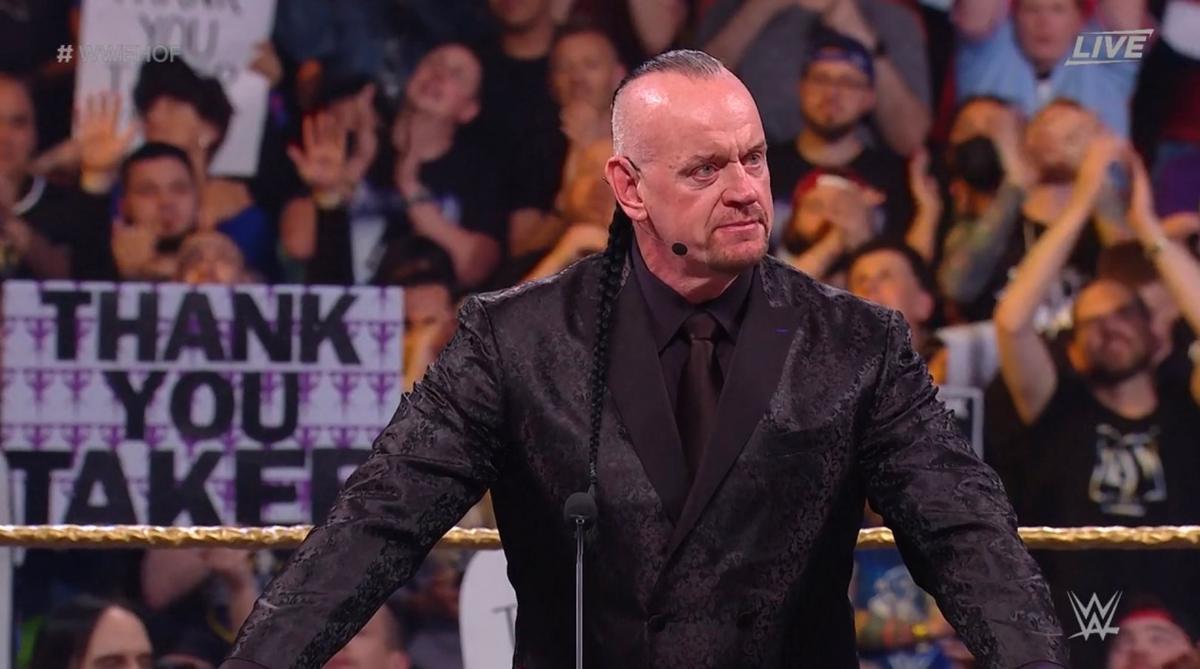Disgraceful! Rambling and incoherent, Undertaker delivers self-absorbed and profane Hall of Fame speech