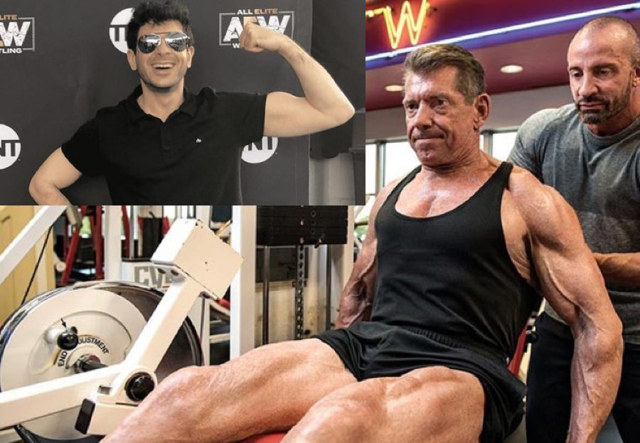 Vince McMahon challenges Tony Khan to bodybuilding pose-down