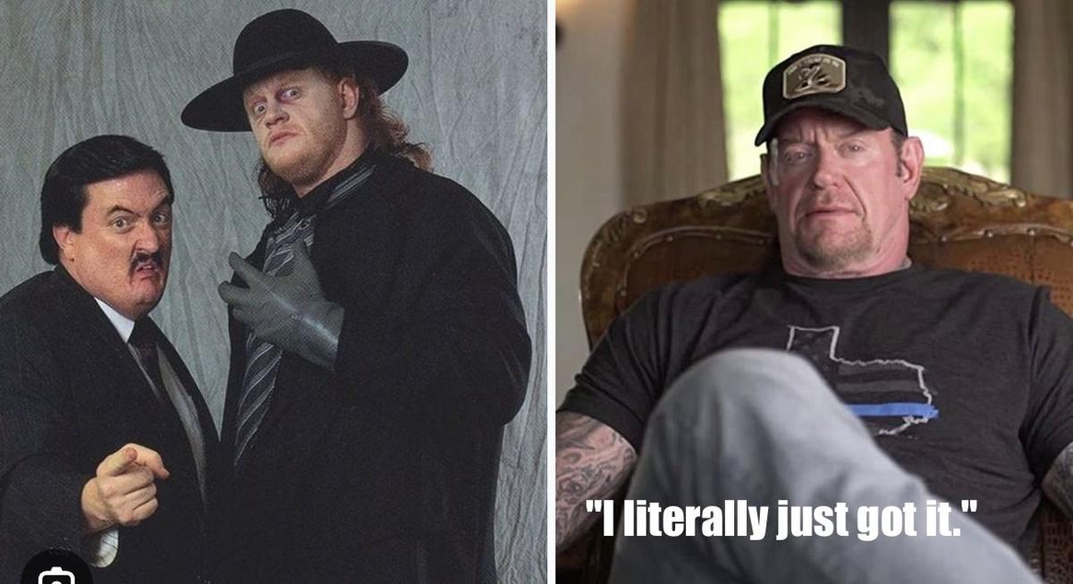 Undertaker suddenly realizes “Paul Bearer” is a pun