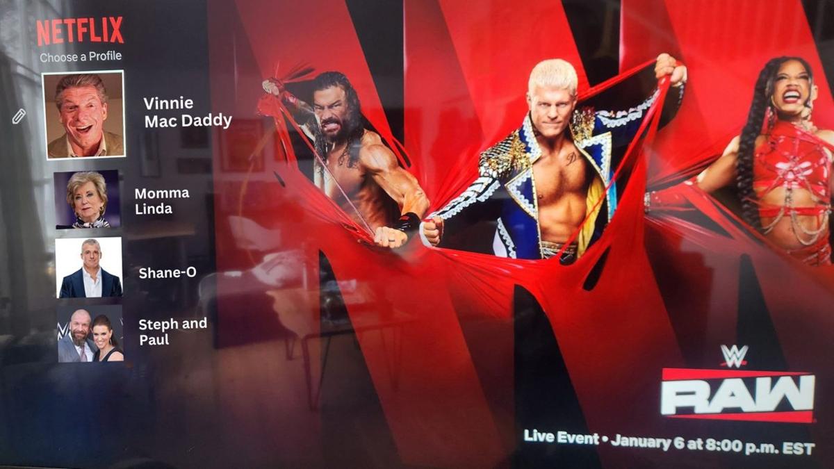 Vince locked out of McMahon family Netflix account